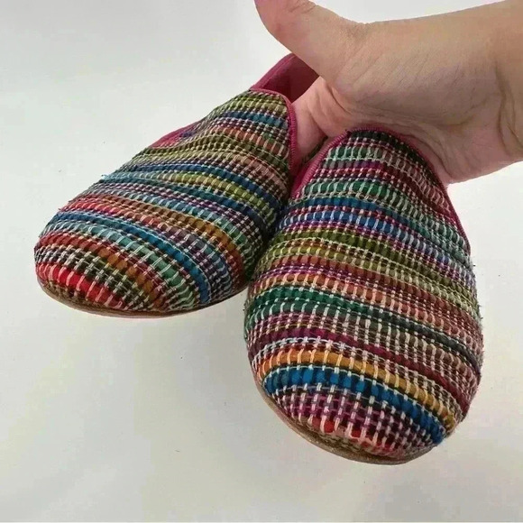 Alberto Gozzi womens flats size 38 multicolored domaine smoking loafers - Picture 10 of 12